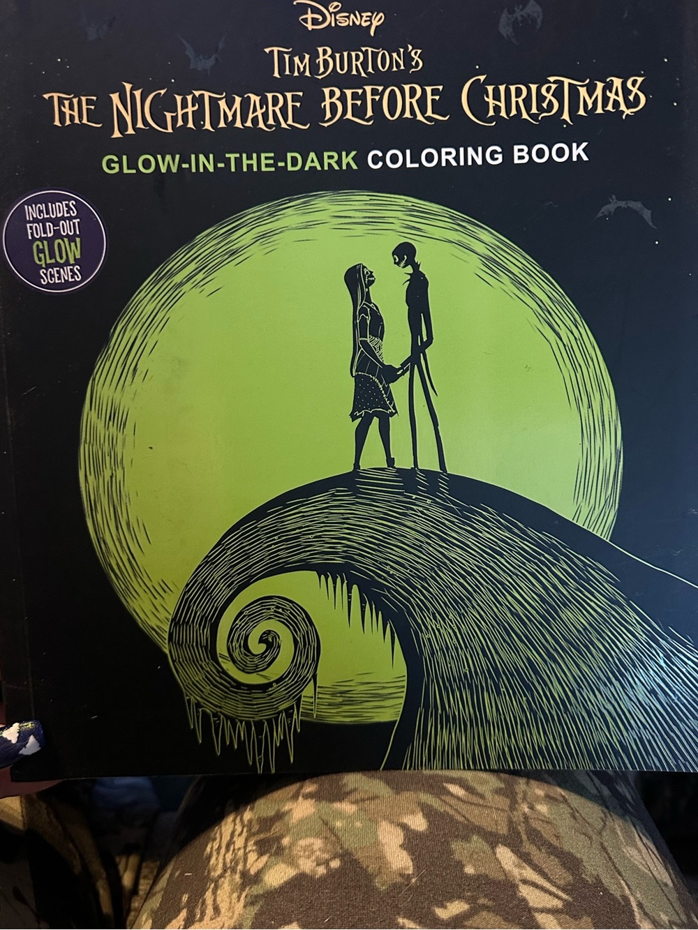 The Nightmare Before Christmas Glow-In-The-Dark Coloring Book